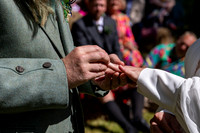 A festival-vibe wedding in Scotland for Kath & Hugh