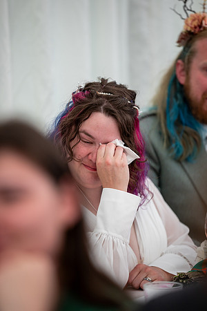 A festival-vibe wedding in Scotland for Kath & Hugh