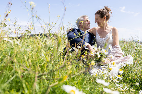 Beach wedding on the Isle of Bute