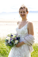 Beach wedding on the Isle of Bute