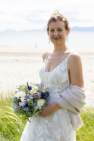 Beach wedding on the Isle of Bute