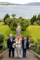 Beach wedding on the Isle of Bute