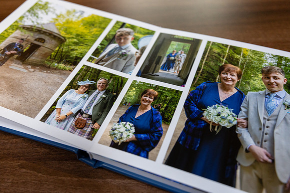 Perthshire Wedding Photography – Luxury Wedding Photobook by Marieke McBean - quality pages