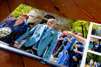 Perthshire Wedding Photography – Luxury Wedding Photobook by Marieke McBean - inside spread