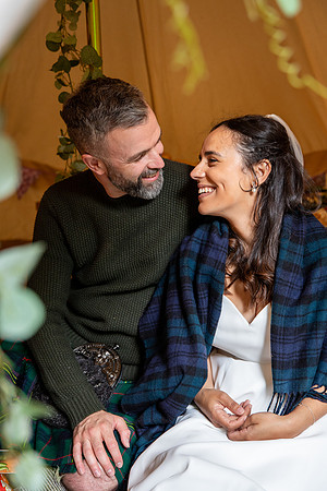 Summer woodland wedding at The Hermitage, Dunkeld