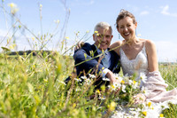 Beach wedding on the Isle of Bute