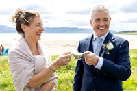 Sunny Scottish Beach Wedding