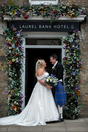 KIrsty & Stuart's wonderful wedding at the Laurelbank Hotel in M