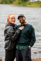 Marriage proposal photography on Kenmore Beach, Loch Tay, Perthshire