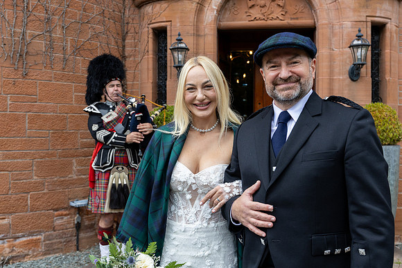 A Scottish wedding at Fonab Castle Hotel in Pitlochry, Perthshire