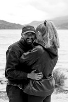Marriage proposal photography on Kenmore Beach, Loch Tay, Perthshire