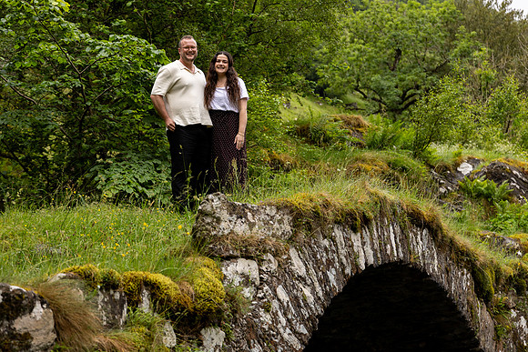 Surprise Marriage Proposal at Roman Bridge, Glen Lyon | Perthshire Photographer