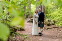 Spring woodland wedding at The Hermitage, Dunkeld, Perthshire