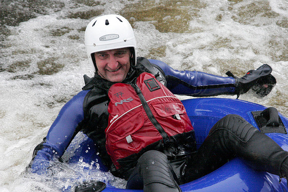 Bugging down the River Tummel with Splash White Water Rafting, Aberfeldy, Perthshire, Scotland.