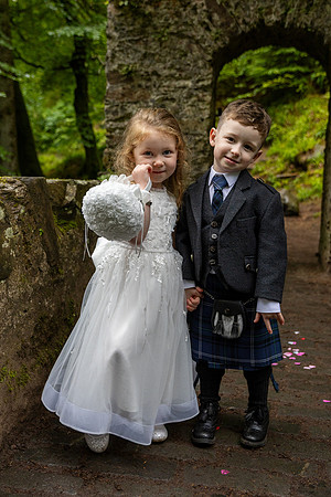 Woodland wedding at The Hermitage, Dunkeld