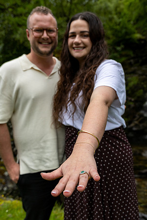 Surprise Marriage Proposal at Roman Bridge, Glen Lyon | Perthshire Photographer