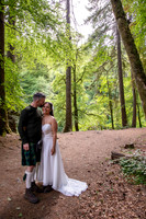 A romantic woodland wedding at The Hermitage, Dunkeld