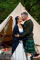 A romantic woodland wedding at The Hermitage, Dunkeld