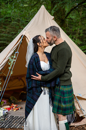 A romantic woodland wedding at The Hermitage, Dunkeld
