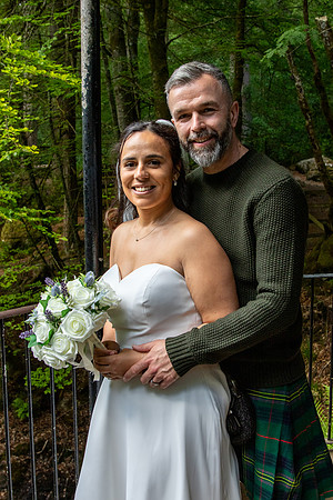 A romantic woodland wedding at The Hermitage, Dunkeld