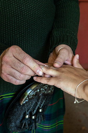 A romantic woodland wedding at The Hermitage, Dunkeld