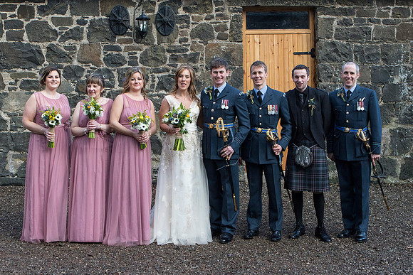 A beautiful wedding at Comrie Croft, Perthshire