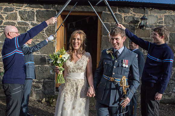 A beautiful wedding at Comrie Croft, Perthshire