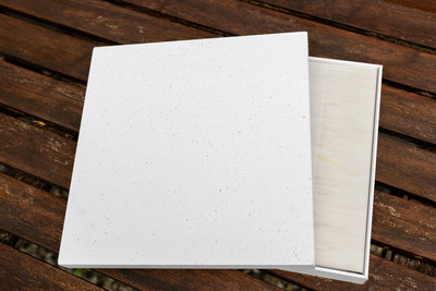 Perthshire Wedding Photography – Luxury Wedding Photobook by Marieke McBean - box