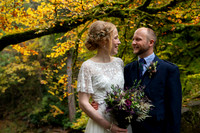 Autumnal wedding photography at The Hermitage