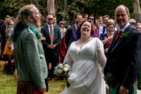 A festival-vibe wedding in Scotland for Kath & Hugh