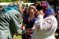 A festival-vibe wedding in Scotland for Kath & Hugh