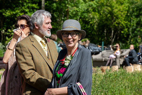 A festival-vibe wedding in Scotland for Kath & Hugh