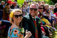 A festival-vibe wedding in Scotland for Kath & Hugh