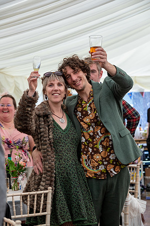 A festival-vibe wedding in Scotland for Kath & Hugh
