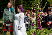 A festival-vibe wedding in Scotland for Kath & Hugh