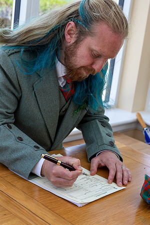 A festival-vibe wedding in Scotland for Kath & Hugh