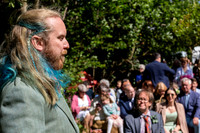 A festival-vibe wedding in Scotland for Kath & Hugh