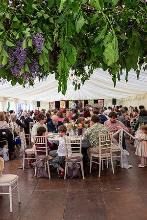 A festival-vibe wedding in Scotland for Kath & Hugh